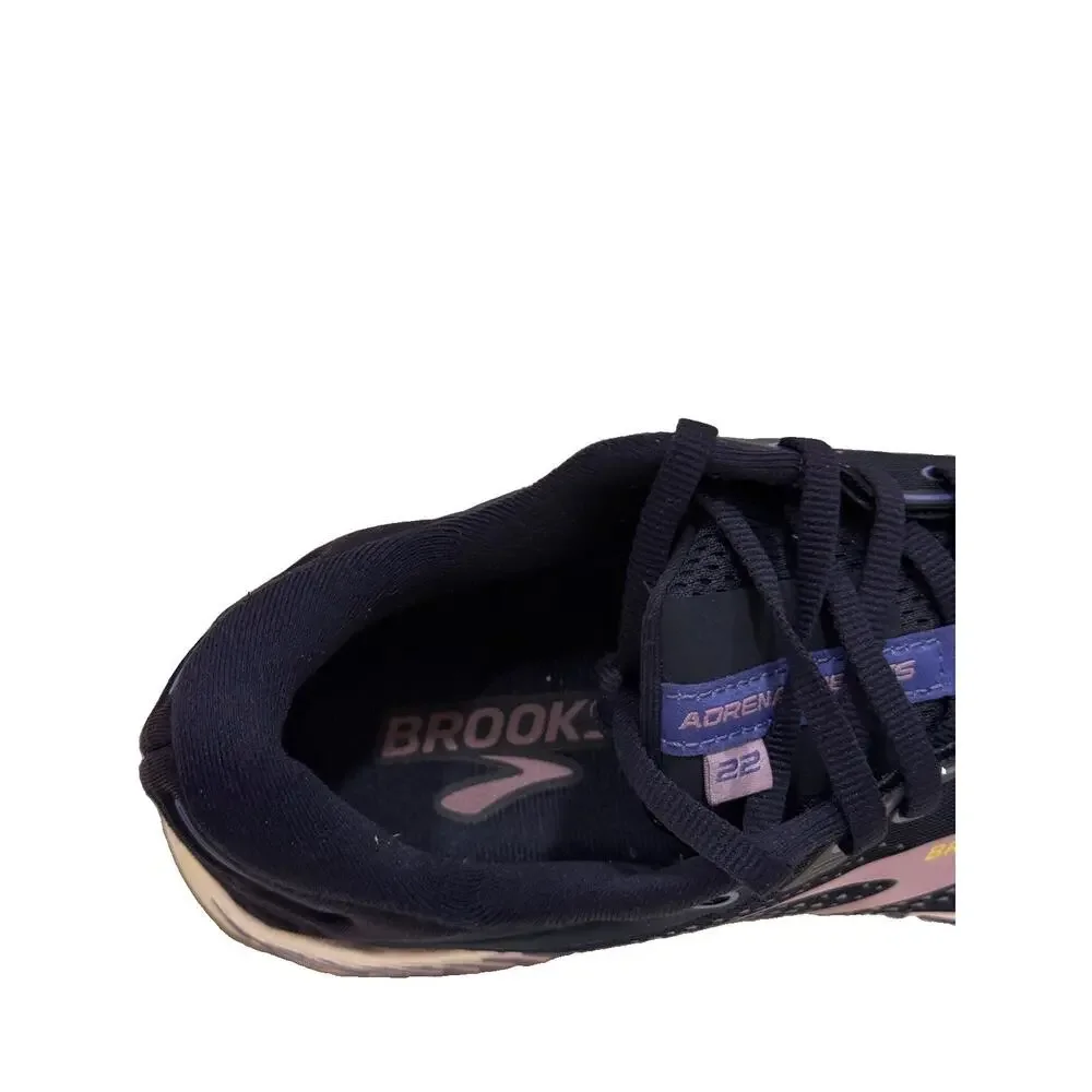 Brooks Adrenaline GTS 22 Women’s Running Shoes Size 10 Navy/Purple/Pink